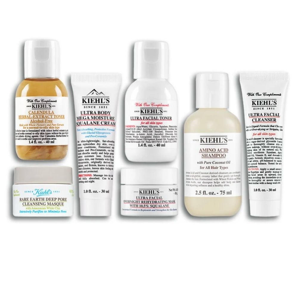 Kiehl's Skincare and Haircare Sample Set